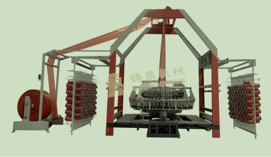 四梭网眼圆织机